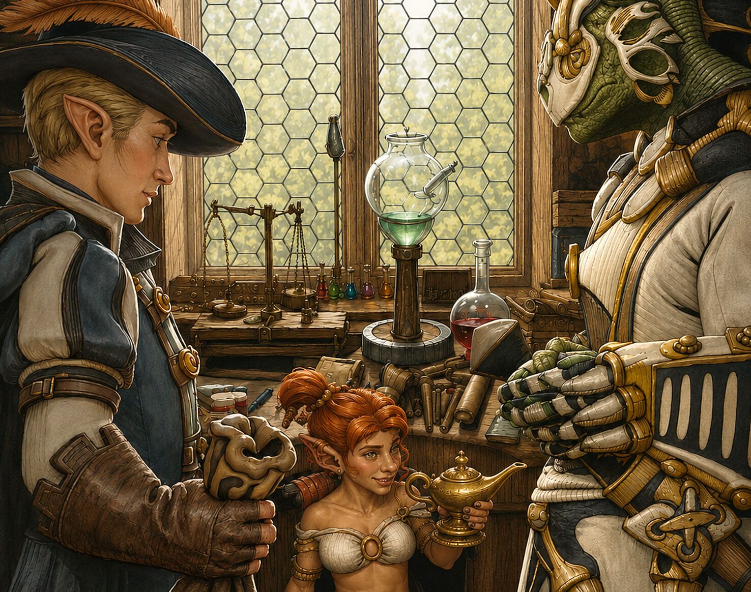 Illustration and character craft studies, full view