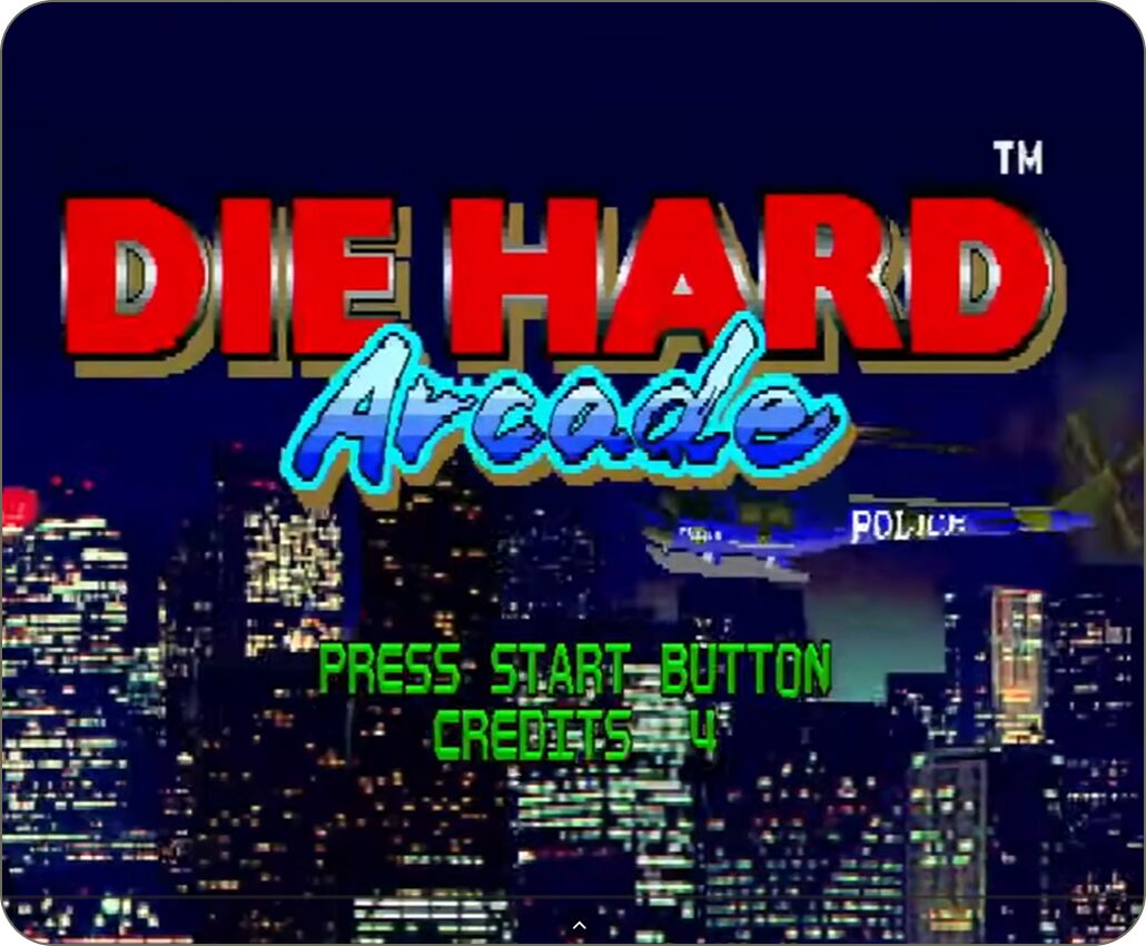Die Hard Arcade and NFL '97 production stills, short view