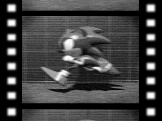 Early 3D model of Sonic the Hedgehog